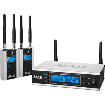 Alto Professional Stealth Pro 2-Channel Wireless Audio System for Active Loudspeakers (540 to 570 MHz) NEW-OPEN BOX