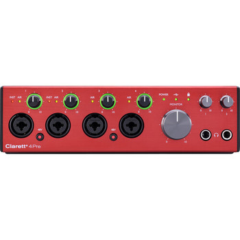 Focusrite Focusrite Clarett+ 4Pre Desktop 18x8 USB Type-C Audio/MIDI Interface