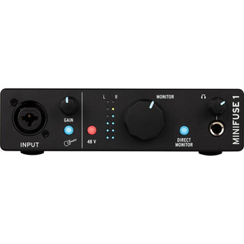Arturia 800101 MiniFuse 1 Portable 1x2 USB Type-C Audio Interface (Black)