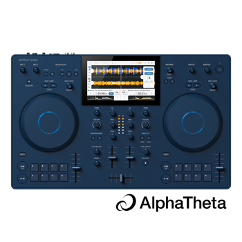 Alpha Theta Omnis Duo 2-Channel All in One Standalone Professional DJ Controller