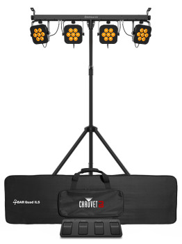 Chauvet DJ 4BAR Quad ILS 4 x RGBA PAR System with Stand