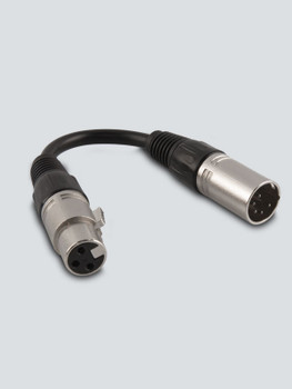 Chauvet DJ DMX3F5M 3-pin Female to 5-pin Male DMX Adapter