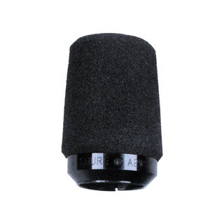 Shure A2WS-BLK Black Locking Foam Windscreen for 545 Series and SM57 (A2WS-BLK)