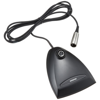 Shure A412B Accessory Base for Microflex® Gooseneck Microphones, 10' Attached XLR Cable (A412B)