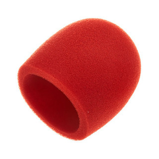 Shure A58WS-RED Red Foam Windscreen for All Shure Ball-Type Microphones (A58WS-RED)