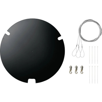 Shure A900B-R-GM Gripple Mount Kit, Round, Black Cover (A900B-R-GM)