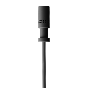 AKG, LC81 MD black cardioid Microlite lavalier microphone for discreet, high-quality speech capture in presentations and broadcast applications, (3241H00020)