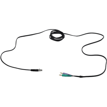 AKG, MK HS MiniJack headset cable for PC and conferencing with dual 1/8-inch (3.5 mm) mini jack connectors, designed for reliable headset audio and microphone connectivity, (2955H00480)