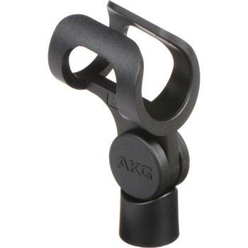 AKG, SA63 stand adapter for C1000 S microphones with LED and WMS handheld transmitters, designed for secure mounting on standard microphone stands, (6000H63010)