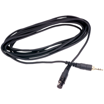 AKG, EK300 standard 3 m (10 ft.) cable with mini XLR to 1/8-inch (3.5 mm) mini jack connectors, designed for reliable audio connections between compatible microphones and recording devices, (6000H10080)