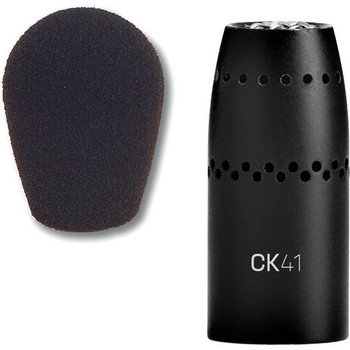 AKG, CK41 cardioid microphone capsule with W40 foam windscreen for GN/HM modular systems, designed for clear speech capture in conferencing and installed sound applications, (3165H00010)
