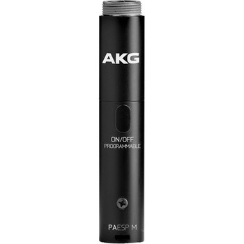 AKG, PAESP M phantom power adapter with programmable switch and 3-pin XLR connection for DAM+ system modules, enabling flexible mute/control functions in conferencing applications, (3165H00170)