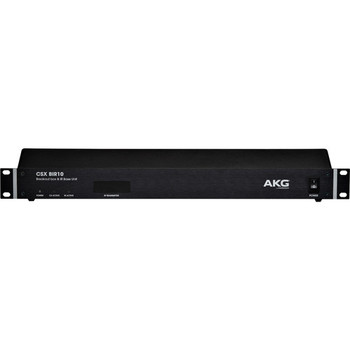 AKG, CSX BIR10 breakout box and infrared (IR) base unit for CSX infrared conferencing and interpretation systems, designed to distribute and manage IR audio signals in multi-channel conference environments, (6500H00160)