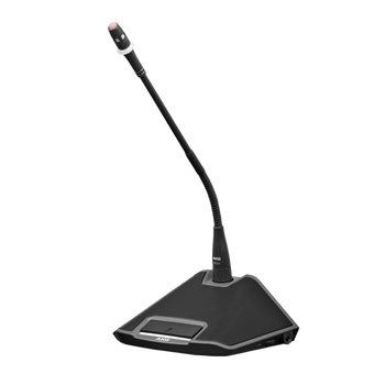 AKG, CS3 DU 50 delegate unit with 50 cm (20 in) gooseneck microphone, designed for participant speech capture in CS3 conferencing systems with extended reach and integrated installed audio controls, (3361H00230)