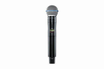 Shure AD2/B58-G57 Wireless Handheld Transmitter with BETA 58A Capsule, G57 Band (470–616 MHz) (AD2/B58=-G57)