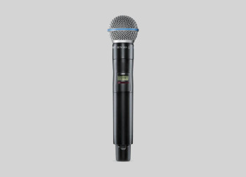 Shure AD2/B58-X55 Wireless Handheld Transmitter with BETA 58A Capsule, X55 Band (941–960 MHz) (AD2/B58=-X55)