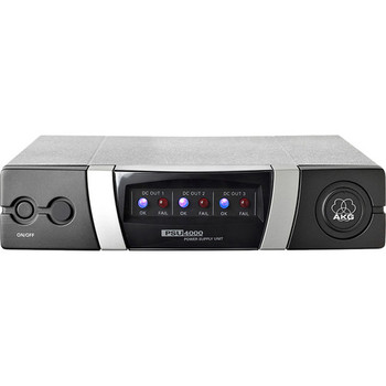 AKG, PSU4000 central power supply unit for powering multiple wireless system components including HUB4000, CU4000, PS4000, and SPC4500 units, (2997Z00040)