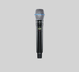 Shure ADX2/B87A-G57 Axient Digital Handheld Transmitter with BETA 87A Capsule, G57 Band (470–616 MHz) (ADX2/B87A=-G57)