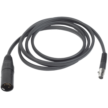 AKG, MK HS XLR 5D headset cable with 5-pin XLR male connector for cameras, intercom systems, and professional broadcast applications, (2955H00460)