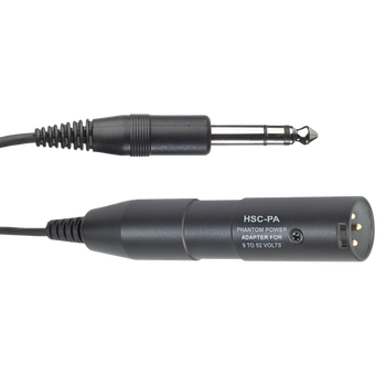 AKG, MK HS Studio C headset cable with 3-pin XLR male and 1/4-inch jack connectors for studio, moderator, and commentator applications, (2955H00490)