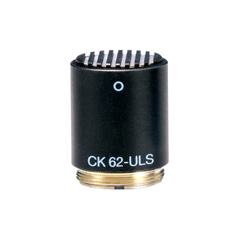 AKG, CK62 ULS high-quality omnidirectional microphone capsule for use with the C480 B-ULS modular microphone system, (2231H00220)