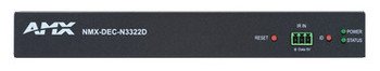 AMX HARMAN NMX-DEC-N3322D N3300 Series 4K60 H.26x/Dante AV-H Decoder with Dante Audio and AV-over-IP Streaming Support (AMX-N33D001)