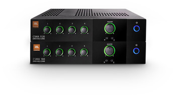 JBL NCSMA180-U-US Four-Input 80W DriveCore Mixer Amplifier, Fanless 1U Half-Rack with 4Ω/8Ω/70V/100V Support and Mounting Kit, (NCSMA180-U-US)
