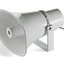 JBL 30W Paging Horn Loudspeaker with 1.5" Phenolic Diaphragm, 70V/100V Multi-Tap Transformer, IP65 Rating, and Stainless Steel Wall-Mount Bracket, White (CSS-H30)