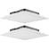 JBL Lay-In Full-Range Ceiling Tile Speaker for 2' x 2' Suspended Grid Ceilings with 8" Dual-Cone Driver, 10W Multi-Tap Transformer, and 100° Coverage (LCT 81C/T)