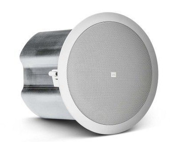 JBL Control 16C/T 6.5" Two-Way Coaxial Ceiling Loudspeaker, 50W Power Handling, 70V/100V Multi-Tap Transformer with 8Ω Direct, White Finish, Sold Individually (Pairs), (CONTROL 16C/T)