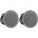 JBL Control 24CT-BK 2-Way Coaxial Ceiling Speaker, 4" Woofer with 0.75" Titanium Tweeter, 40W Power Handling, 70V/100V Multi-Tap Transformer, 130° Coverage, Black Finish, Includes Backcan, Grille, and Tile Rails, Sold Individually (Pairs), (C24CT-BK)