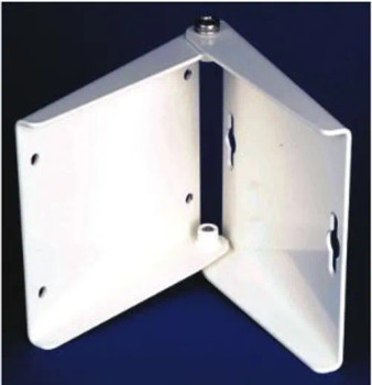 JBL Intellivox 90° Hinge Bracket for Column Loudspeaker Installation, RAL 9010 White Finish, Adjustable Mounting Accessory for Flexible Positioning, Made to Order, (IVX-802000)