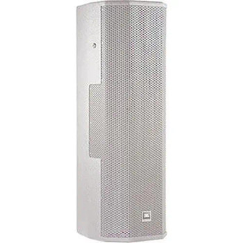 JBL CWT128 Compact Dual 8" 2-Way Loudspeaker with Crossfired Waveguide Technology, Dual 2408H-1 Compression Drivers, 400W Continuous / 1600W Peak, White Finish, (CWT128-WH)