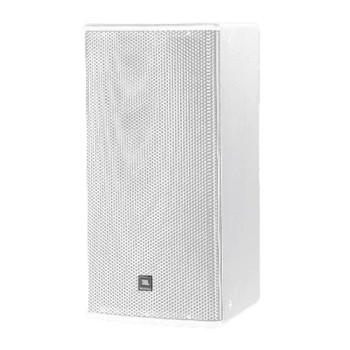 JBL ASB6125 Dual 15" High-Power Passive Subwoofer with 2265H-1 Differential Drive® Woofers, Multiplywood Enclosure, White Finish, (ASB6125-WH)