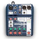 Soundcraft Notepad-5 Compact Analog Mixing Console with USB Audio Interface and US Power Lead for Portable Recording, Podcasting, and Live Sound Applications (SCR-5085980US-01)