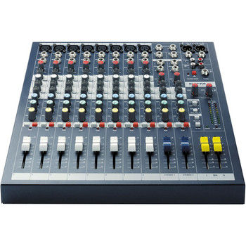 Soundcraft EPM8 8-Channel Analog Mixing Console for Live Sound, Studio Recording, and Professional Audio Mixing Applications (SCR-RW5735US)
