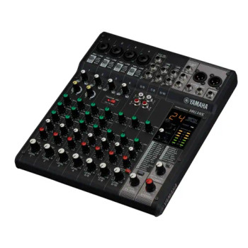 Yamaha MG10X CV 10-Input Stereo Analog Mixer with SPX Digital Effects, Compact Design for Live Sound, Recording & Streaming (MG10X CV)