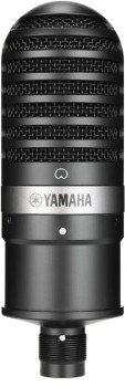 Yamaha Condenser Microphone in Black, featuring cardioid pickup pattern and clear studio-quality sound for recording and streaming, (YCM01 B)