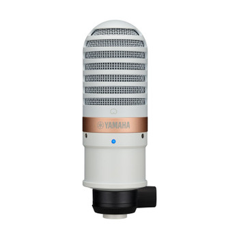 Yamaha Condenser Microphone in White with cardioid pickup pattern, designed for clear recording and streaming, (YCM01 W)