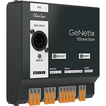 Chauvet Professional GeNetix 10Scene Store Interface Module for 10Scene Lighting Control System Preset Storage and Recall (GENETIX10SCSTORE)