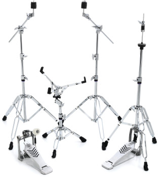 Yamaha 5-piece 600 Series Hardware Pack, designed for stable, durable, and professional drum setup support, (HW-680W)