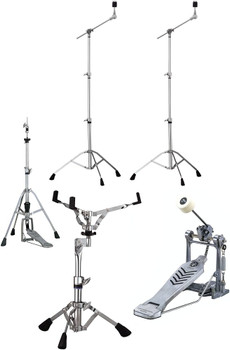 Yamaha 5-piece 700 Series Hardware Pack, designed for durable, stable, and professional drum setup support, (HW-780)