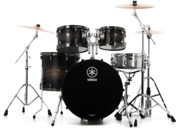 Yamaha LH0F40UCS UZU CHARCOAL SUNBURST 4PC SHELL LIVE CUSTOM HYBRID OAK: LHB-2016, LHP-4F3 (LHT-1007, LHT-1208, LHF-1413, TH-945B)