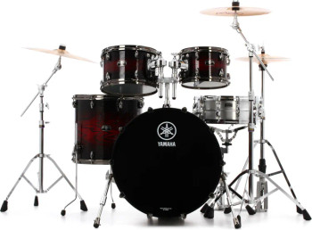 Yamaha LH2F40UMS Live Custom Hybrid Oak 4-piece Shell Pack - Magma Sunburst