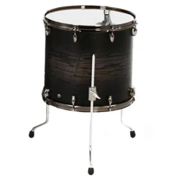 Yamaha LHF-1615UCS UZU CHARCOAL SUNBURST 16x15 LIVE CUSTOM HYBRID OAK FLOOR TOM
