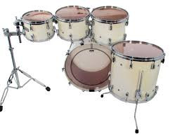 Yamaha PHXK2F40PWH PHX Series Pre-Configured Drum Set - Polar White - 4 Piece - Tom Mount - Includes PHXB-2218M, PHXT-1007M, PHXT-1208M, PHXF-1615M, TH-945B