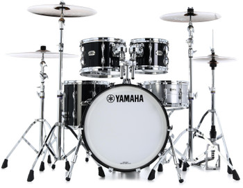Yamaha, Recording Custom 4-Piece Shell Pack (Solid Black), RC0F40JSOB