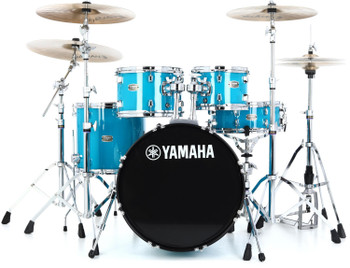 Yamaha Rydeen 5-piece Drum Shell Pack in Sky Blue finish, designed for versatile performance and powerful acoustic sound, (RDP0F5SKB)