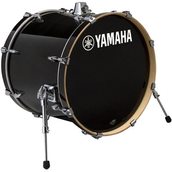 Yamaha, Stage Custom Birch 24"x15" Bass Drum - Raven Black, SBB-2415RB