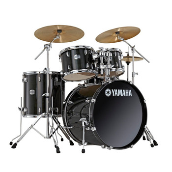 Yamaha, Stage Custom Birch 5-Piece Shell Pack Raven Black, SBP2F56WRB